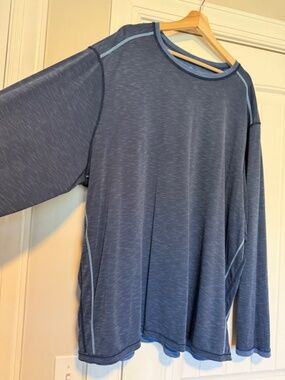 Tommy Bahama Reversible Long Sleeve Shirt 2XL – Blue / Gray Lightweight